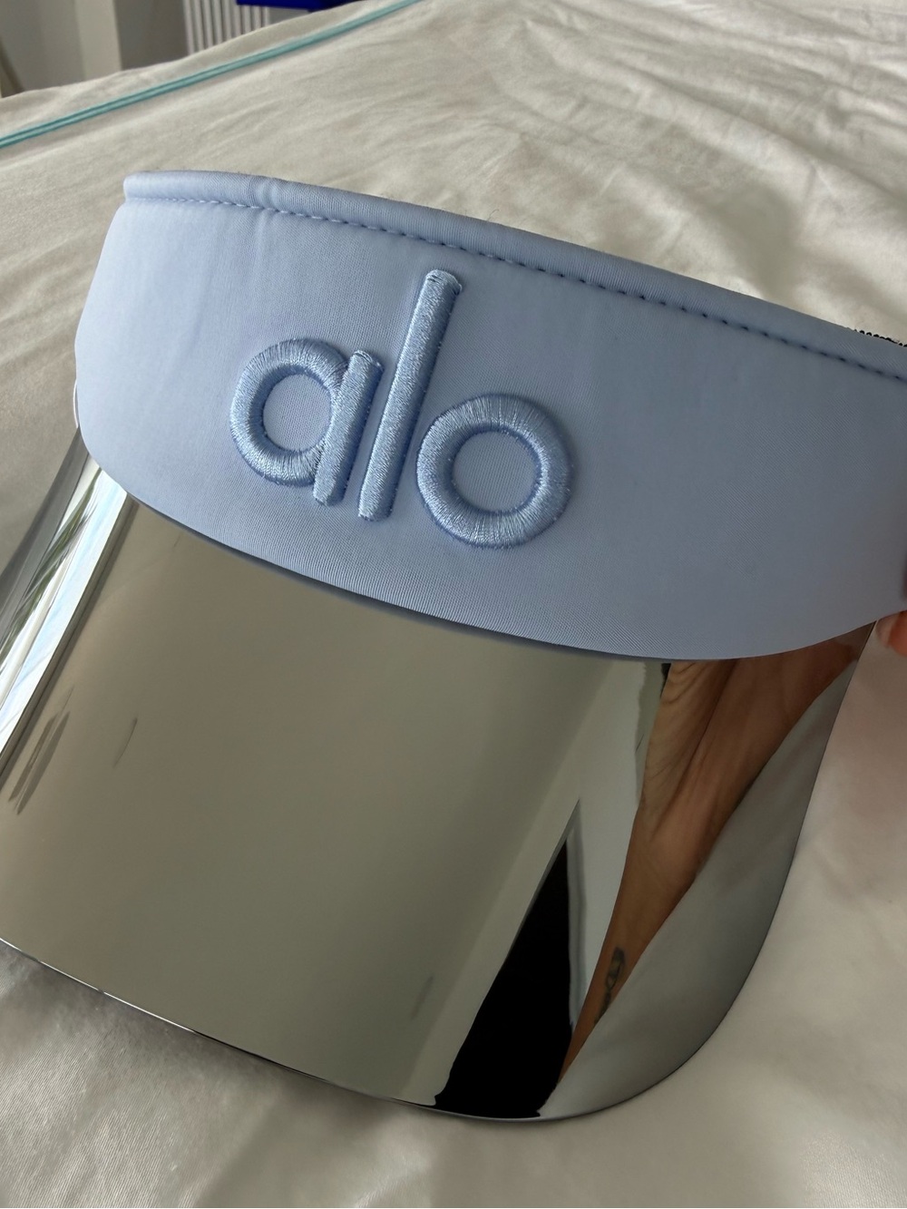 Alo Airlift Solar Visor – Light Provence Blue | Limited Color